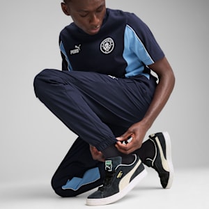 Pants para hombre Manchester City ftblArchive, PUMA Navy-Team Light Blue, extralarge