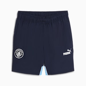 Shorts Manchester City ftblARCHIVE para hombre, PUMA Navy-Team Light Blue, extralarge