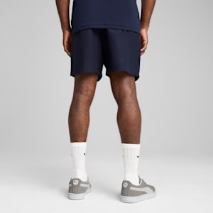 Manchester City ftblARCHIVE Men's Shorts, PUMA Navy-Team Light Blue, extralarge