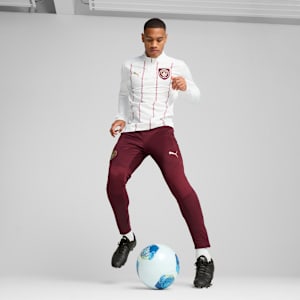 メンズ 2024-25 マンチェスターシティ FC プレマッチ 1/4 ジップ トップ, PUMA White-Dark Jasper, extralarge-JPN