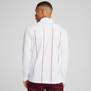 メンズ 2024-25 マンチェスターシティ FC プレマッチ 1/4 ジップ トップ, PUMA White-Dark Jasper, extralarge-JPN