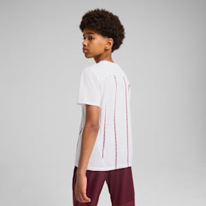 キッズ 2024-25 マンチェスターシティ FC プレマッチ 半袖 シャツ 116-164cm, PUMA White-Dark Jasper, extralarge-JPN