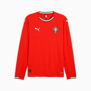 Portugal '25 Home Replica Men's Long-Sleeve Jersey, Sport Red-Sugared Almond, extralarge