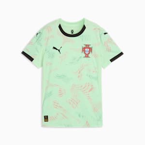 Réplica de la playera de fútbol away para mujer Portugal '25, Fresh Mint-PUMA Black, extralarge