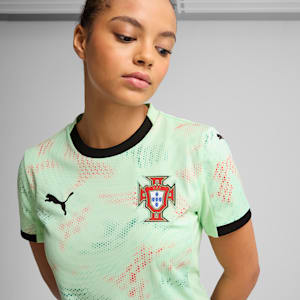 Réplica de la playera de fútbol away para mujer Portugal '25, Fresh Mint-PUMA Black, extralarge