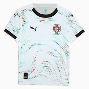 Portugal 2025 Away Youth Football Jersey, PUMA White-PUMA Black, extralarge-IND
