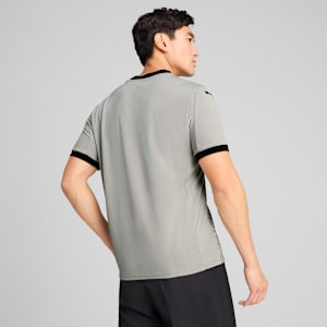 Portugal '25 Goalkeeper Men's Short Sleeve Jersey, Smokey Gray-PUMA Black, extralarge