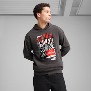 メンズ ACミラン FTBLNRGY+ フーディ, Shadow Gray-PUMA Black, extralarge-JPN