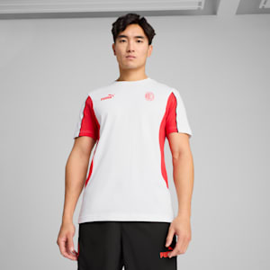AC Milan ftblARCHIVE Men's Tee, PUMA White-For All Time Red, extralarge