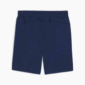 Portugal Men's Casual Shorts, Persian Blue-Sunny Yellow, extralarge