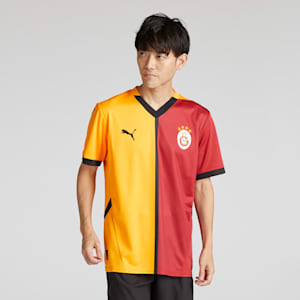 メンズ ガラタサライ 2024-25 ホーム レプリカ 半袖 ユニフォーム, Red Rhythm-Intense Orange, extralarge-JPN