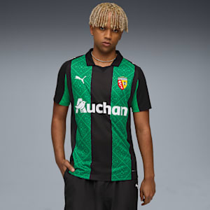 RC Lens 25/26 Away Jersey Men, PUMA Black-Jade Green, large-GBR