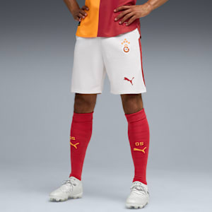 Galatasaray SK 25/26 Shorts Men, PUMA White-Red Rhythm-Intense Orange, large-GBR