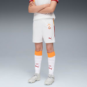 Galatasaray SK 25/26 Shorts Youth, PUMA White-Intense Orange, large-GBR