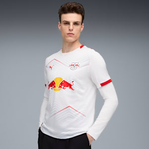 RB Leipzig 25/26 Home Jersey Men, PUMA White-For All Time Red, extralarge