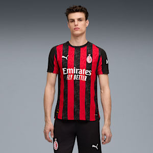 メンズ サッカー ACミラン 2025-26 オーセンティック 半袖 ユニフォーム, For All Time Red-PUMA Black, extralarge-JPN