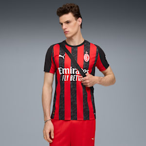 ACM Home Replica Men’s Moisture-Control Football Jersey, For All Time Red-PUMA Black, extralarge-IND