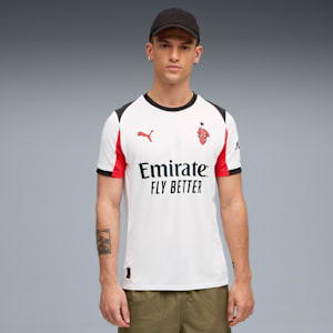 AC Milan 25/26 Replica Away Jersey Men, PUMA White-For All Time Red, extralarge