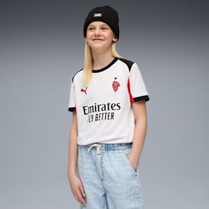 AC Milan 25/26 Replica Away Jersey Youth, PUMA White-For All Time Red, extralarge