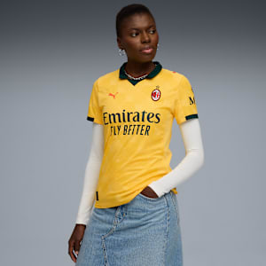 25/26 AC MILAN THIRD KIT Women's Replica Jersey, Sunny Yellow-Dark Myrtle, extralarge-IND