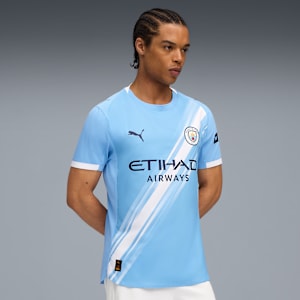 Manchester City 25/26 Authentic Home Jersey Men, Team Light Blue-PUMA White, extralarge