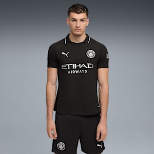 Manchester City 25/26 Authentic Away Jersey Men, PUMA Black, extralarge