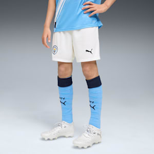 Manchester City 25/26 Shorts Youth, PUMA White-Team Light Blue, extralarge-GBR