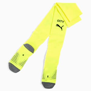 Manchester City 25/26 Socks Men, Yellow Alert-PUMA Black, large-GBR