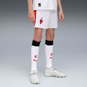 AC Milan 25/26 Shorts Youth, PUMA White-For All Time Red, extralarge-GBR