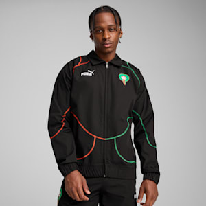 Morocco ftblStatement Track Jacket Men, PUMA Black-PUMA Red-Archive Green, extralarge-GBR