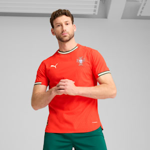 メンズ サッカー ポルトガル代表 ホーム オーセンティック 半袖 ユニフォーム, Sport Red-Sugared Almond, extralarge-JPN
