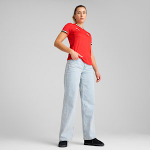 Portugal '25 Home Replica Women's Soccer Jersey, Sport Red-Sugared Almond, extralarge