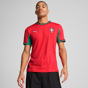 Portugal Women's Team 2025 Home Jersey Men, Pure Red-Fresh Mint, extralarge-GBR