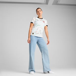 Portugal '25 Away Replica Women's Soccer Jersey, PUMA White-PUMA Black, extralarge
