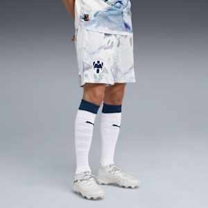 PUMA X KIDSUPER Replica Men's Above-Knee Knitted Shorts, PUMA White-Deep Navy, extralarge-IND