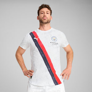 Jersey auténtico para hombre KIDSUPER x MANCHESTER CITY, PUMA White-PUMA Black, extralarge