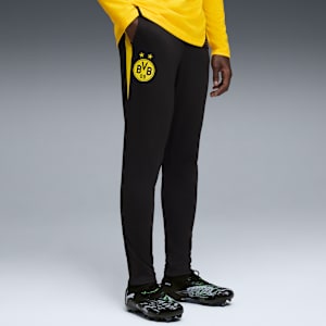 BVB TRG Pants Men, PUMA Black-Faster Yellow, extralarge