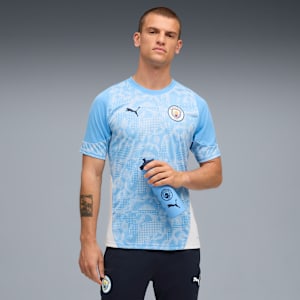 MCFC Men's Slim Football Jersey, Team Light Blue-PUMA White, extralarge-IND