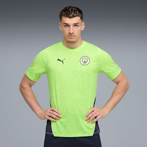 Manchester City Training Jersey Men, Fizzy Apple-Blue Violet, large