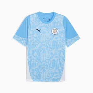 キッズ 2025-26 マンチェスターシティ FC トレーニング 半袖 シャツ 116-164cm, Team Light Blue-PUMA White, extralarge-JPN