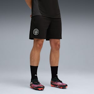 Manchester City Men's Slim Fit Football Shorts, PUMA Black-PUMA Silver, extralarge-IND