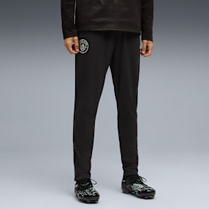Manchester City Men's Slim Fit Training Pants, PUMA Black-PUMA Silver, extralarge-IND