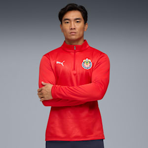 Top de entrenamiento para hombre C.D. Guadalajara, PUMA Red-PUMA Silver, large