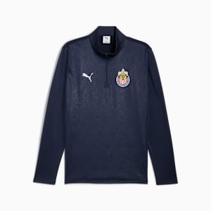 Top de entrenamiento para hombre C.D. Guadalajara, PUMA Navy-PUMA Silver, large