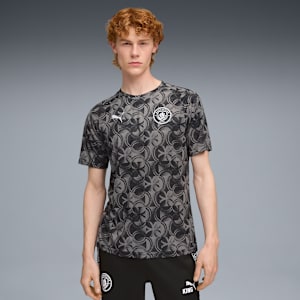 Manchester City Pre-match Jersey Men, PUMA Black-Flat Dark Gray, extralarge