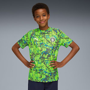 Manchester City Pre-match Jersey Big Kids, Pro Green-Hyperlink Blue, extralarge