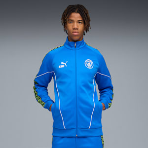 Manchester City KING Anthem Jacket Men, Hyperlink Blue-Pro Green, extralarge