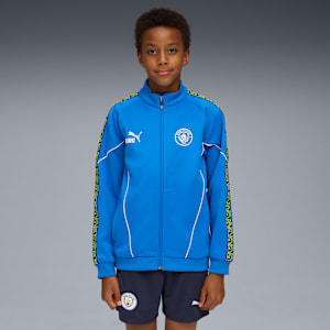 Manchester City KING Anthem Jacket Big Kids, Hyperlink Blue-Pro Green, extralarge