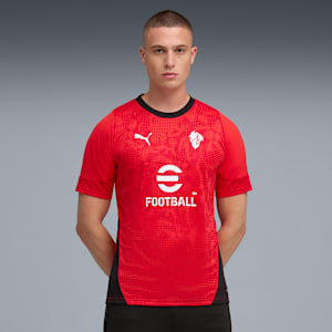 AC Milan Training Jersey Men, For All Time Red-PUMA Black, extralarge