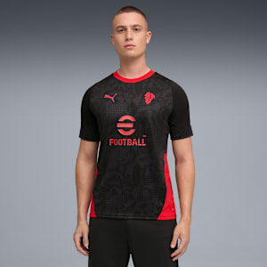 AC Milan Training Jersey Men, PUMA Black-For All Time Red, extralarge